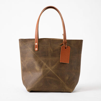 Olive Kodiak Tote- olive green purse handmade in America