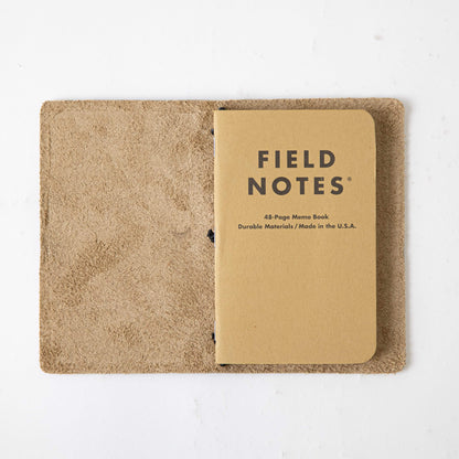 Olive Kodiak Travel Notebook- leather journal - leather notebook - KMM &amp; Co.