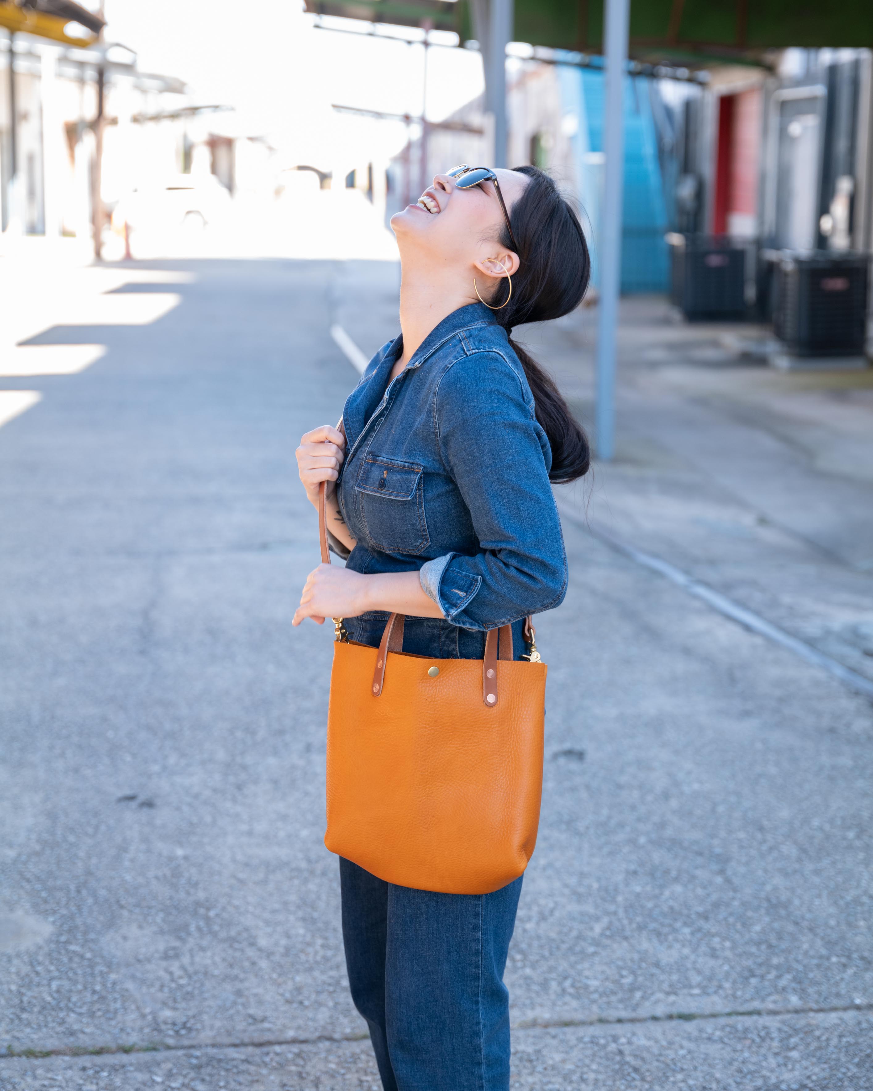 Orange Cypress Mini Tote