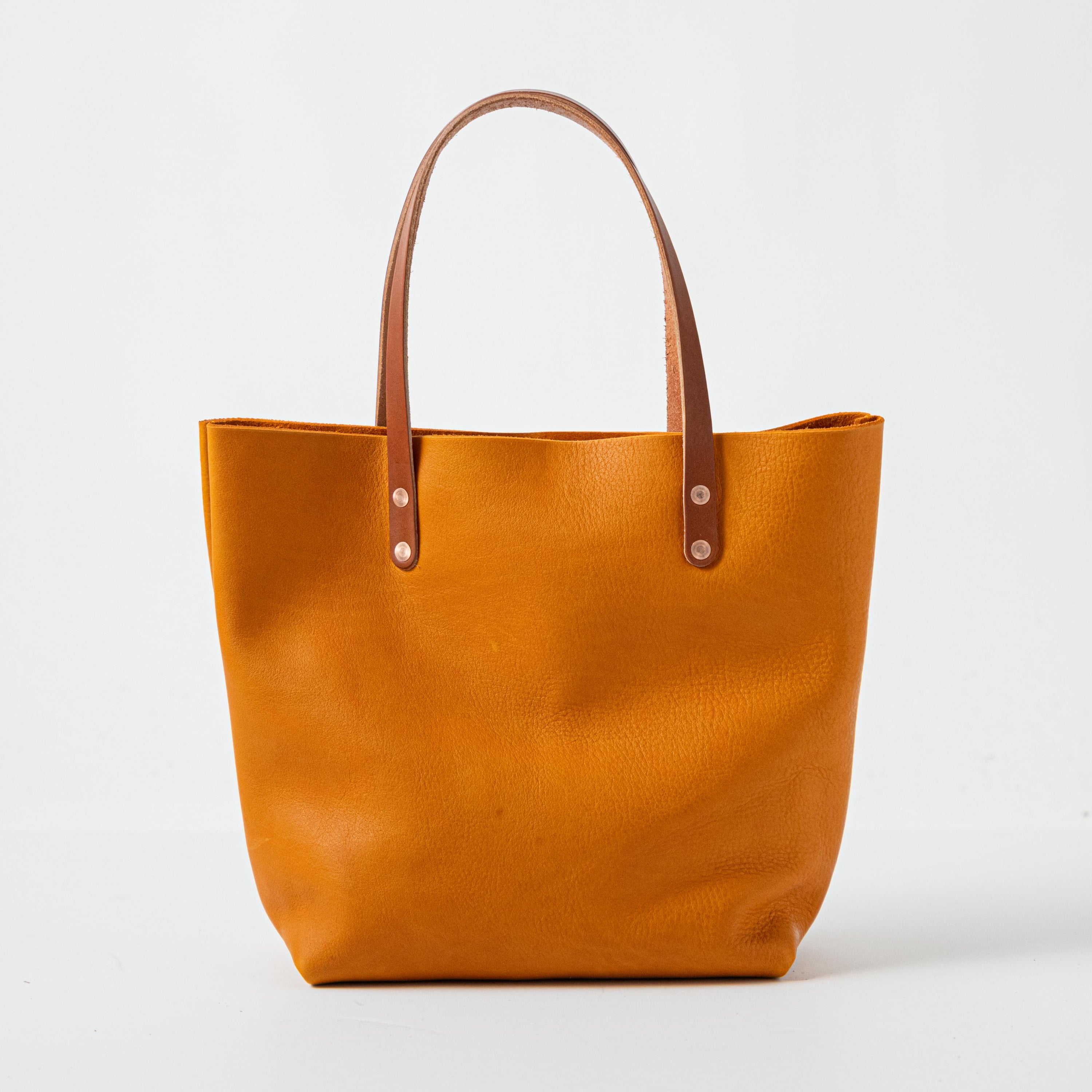 Blue Cypress Tote | Leather Tote bag made in the USA by KMM & Co.