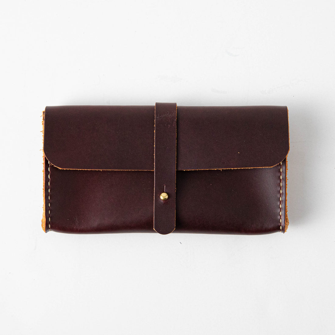Oxblood Clutch Wallet- leather clutch bag - leather handmade bags - KMM &amp; Co.