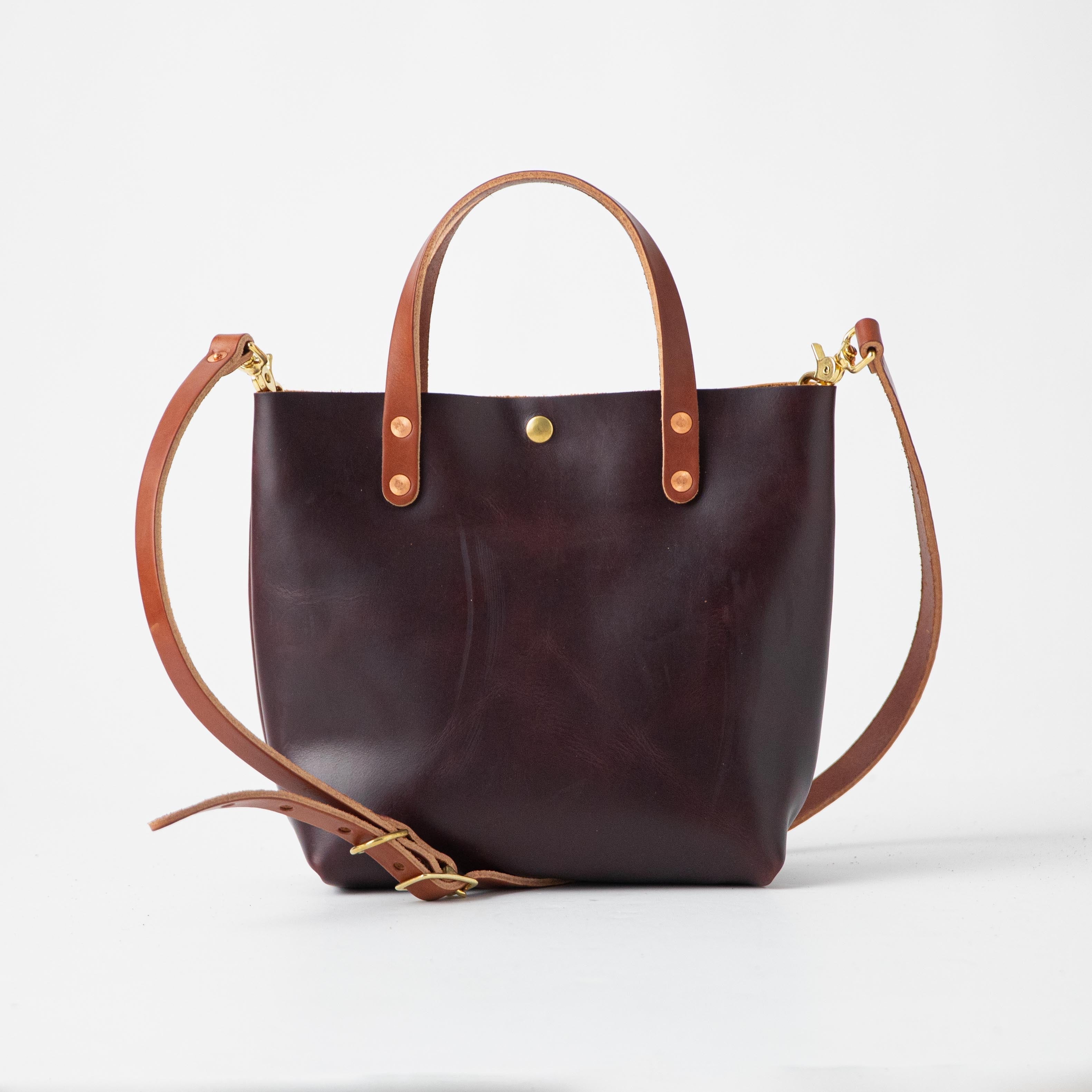 Oxblood leather clearance bag