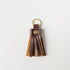 Oxblood Tassel Keychain- leather tassel keychain - KMM & Co.