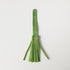 Palm Green Leather Tassel- leather tassel keychain - KMM & Co.