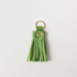Palm Green Tassel Keychain- leather tassel keychain - KMM & Co.