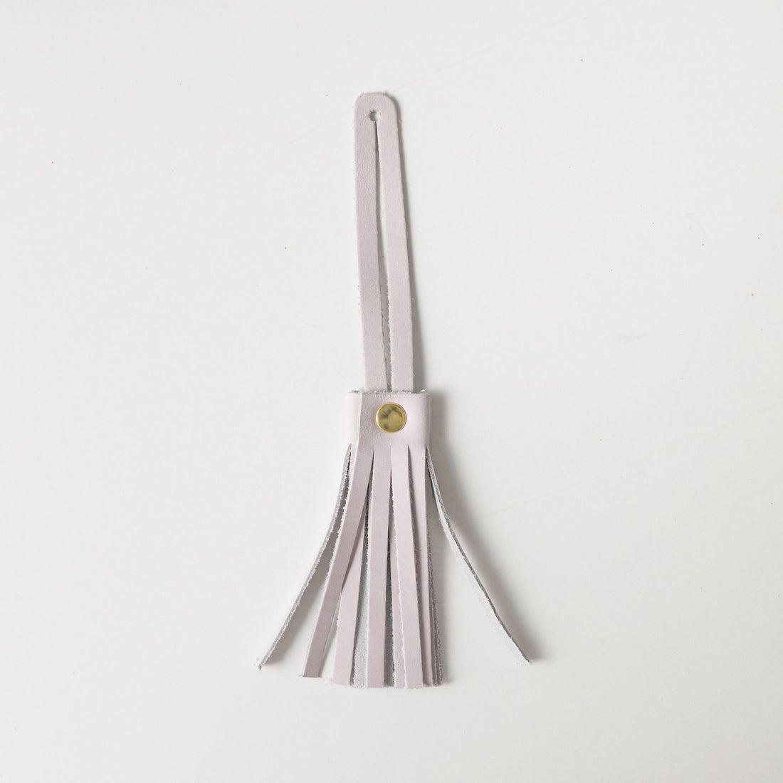 Pearl Leather Tassel- leather tassel keychain - KMM & Co.