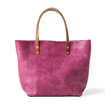 Pink Bulldog East West Tote