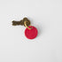 Pink Circle Key Fob- leather keychain - leather key holder - leather key fob - KMM & Co.
