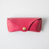 Pink Sunglasses Case- leather glasses case - KMM & Co.