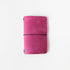 Pink Travel Notebook- leather journal - leather notebook - KMM & Co.