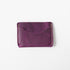 Purple Bison Card Case- mens leather wallet - leather wallets for women - KMM & Co.