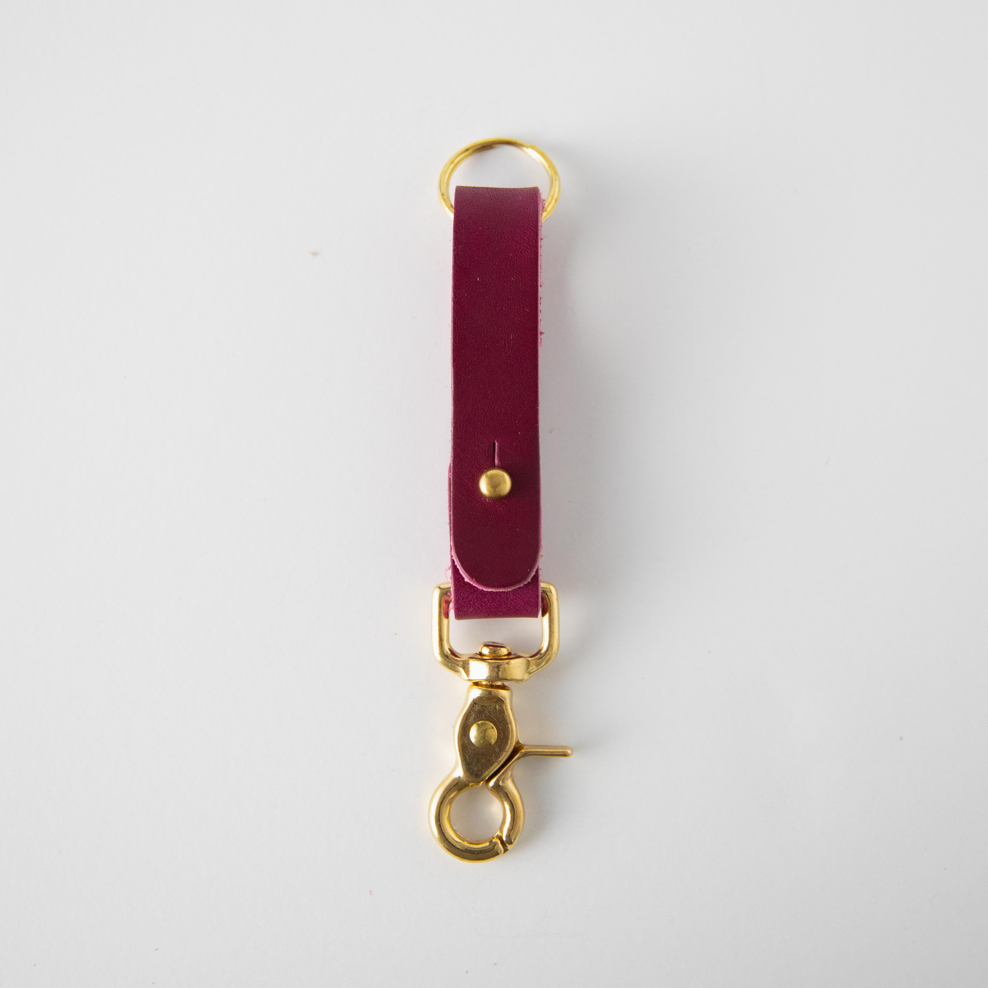 Purple Key Lanyard- leather keychain for men and women - KMM &amp; Co.