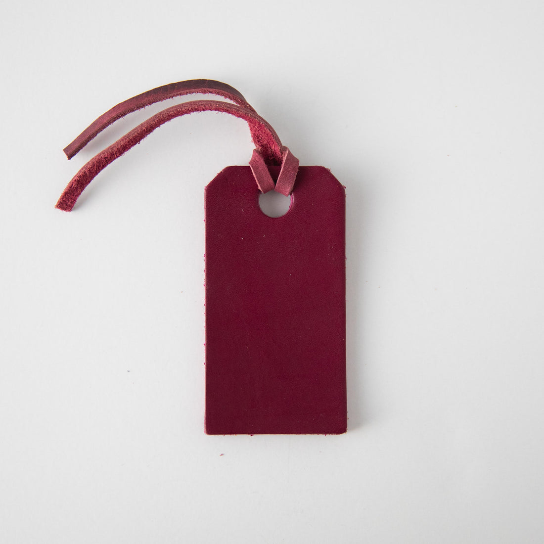 Purple Leather Tag- personalized luggage tags - custom luggage tags - KMM & Co.