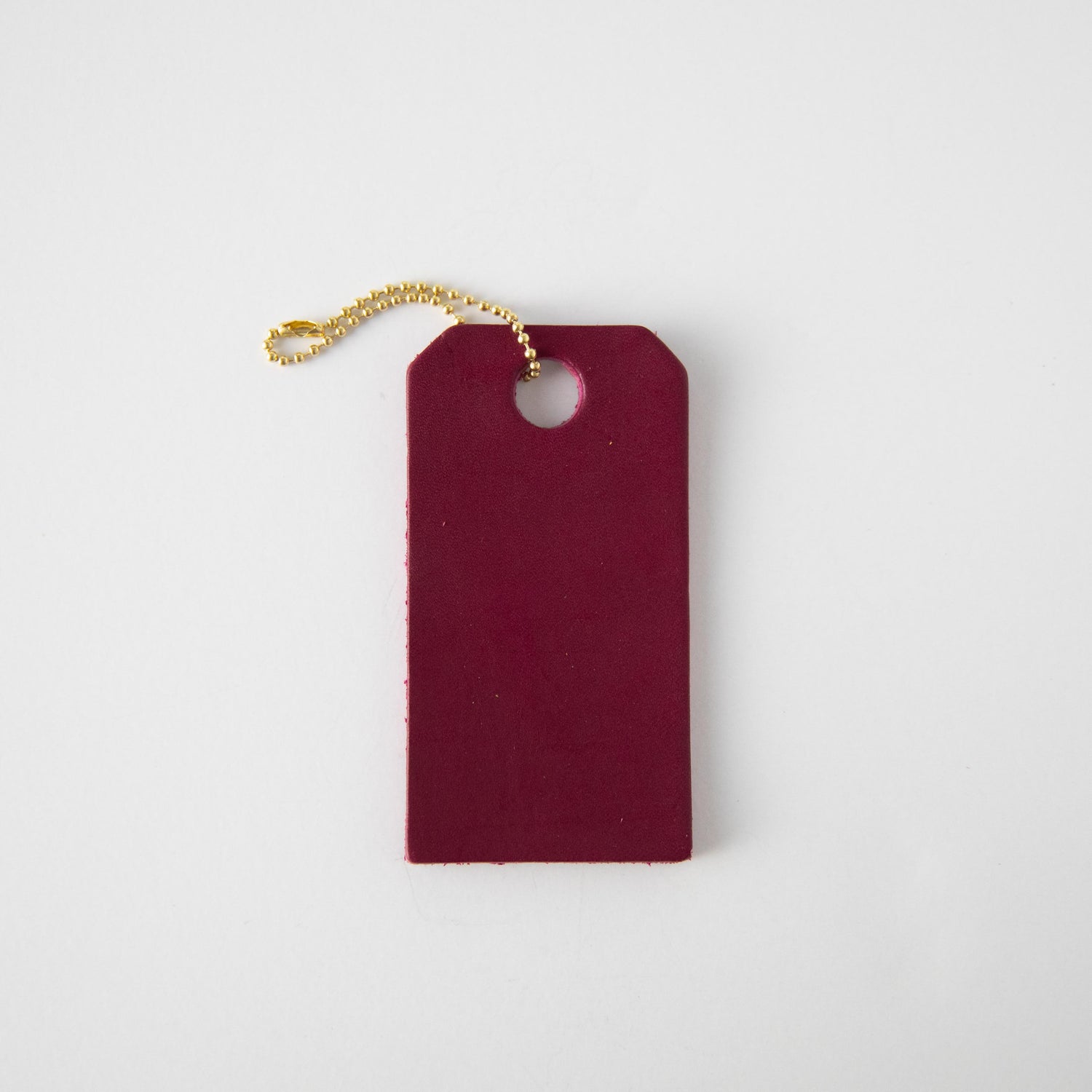 Purple Leather Tag- personalized luggage tags - custom luggage tags - KMM &amp; Co.