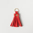 Red Cypress Tassel Keychain- leather tassel keychain - KMM & Co.
