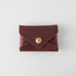 Red Kodiak Card Envelope- card holder wallet - leather wallet made in America at KMM & Co.