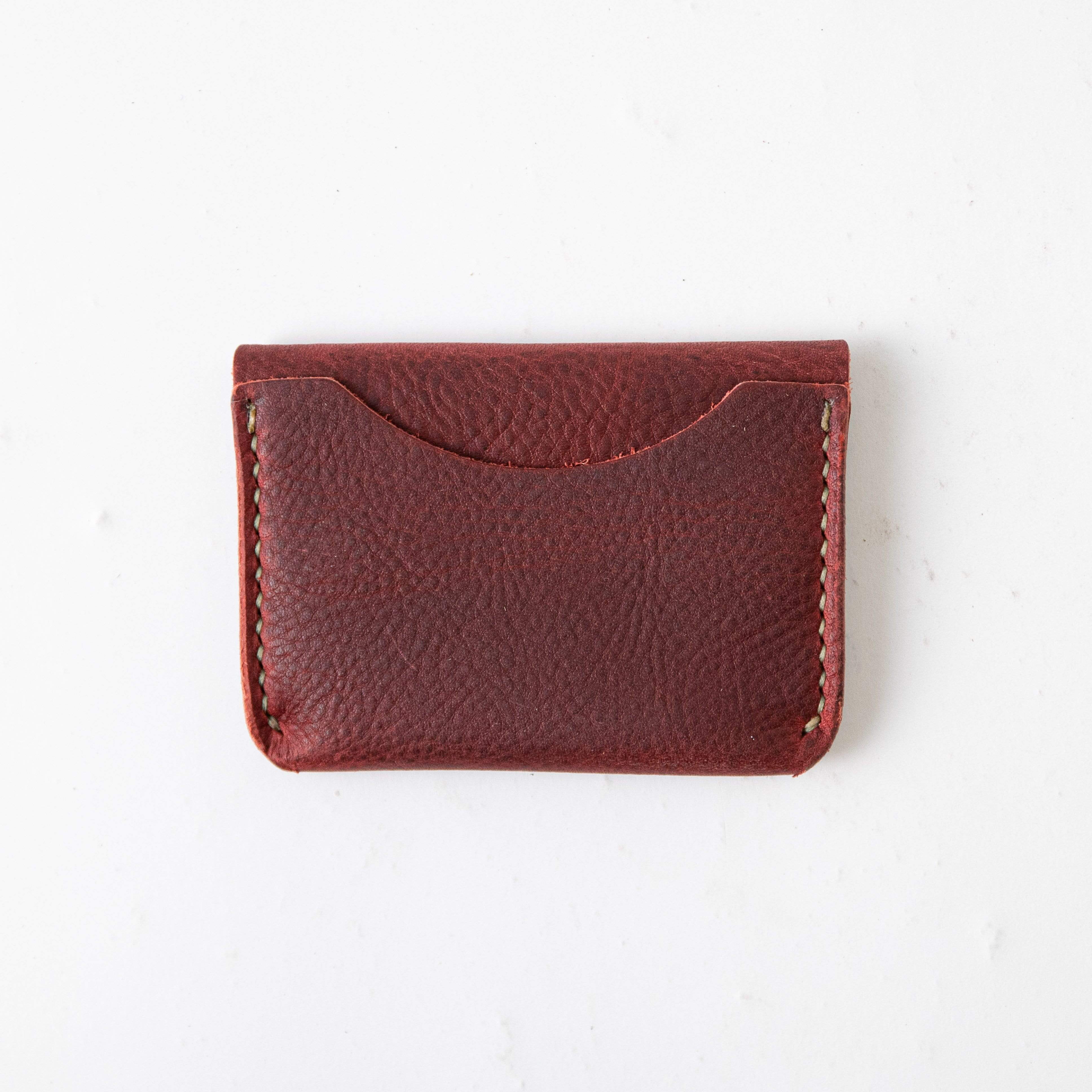 Red Kodiak Flap Wallet mens leather wallet slim wallet for men leather wallets for women KMM Co 3