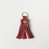 Red Kodiak Tassel Keychain- leather tassel keychain - KMM & Co.