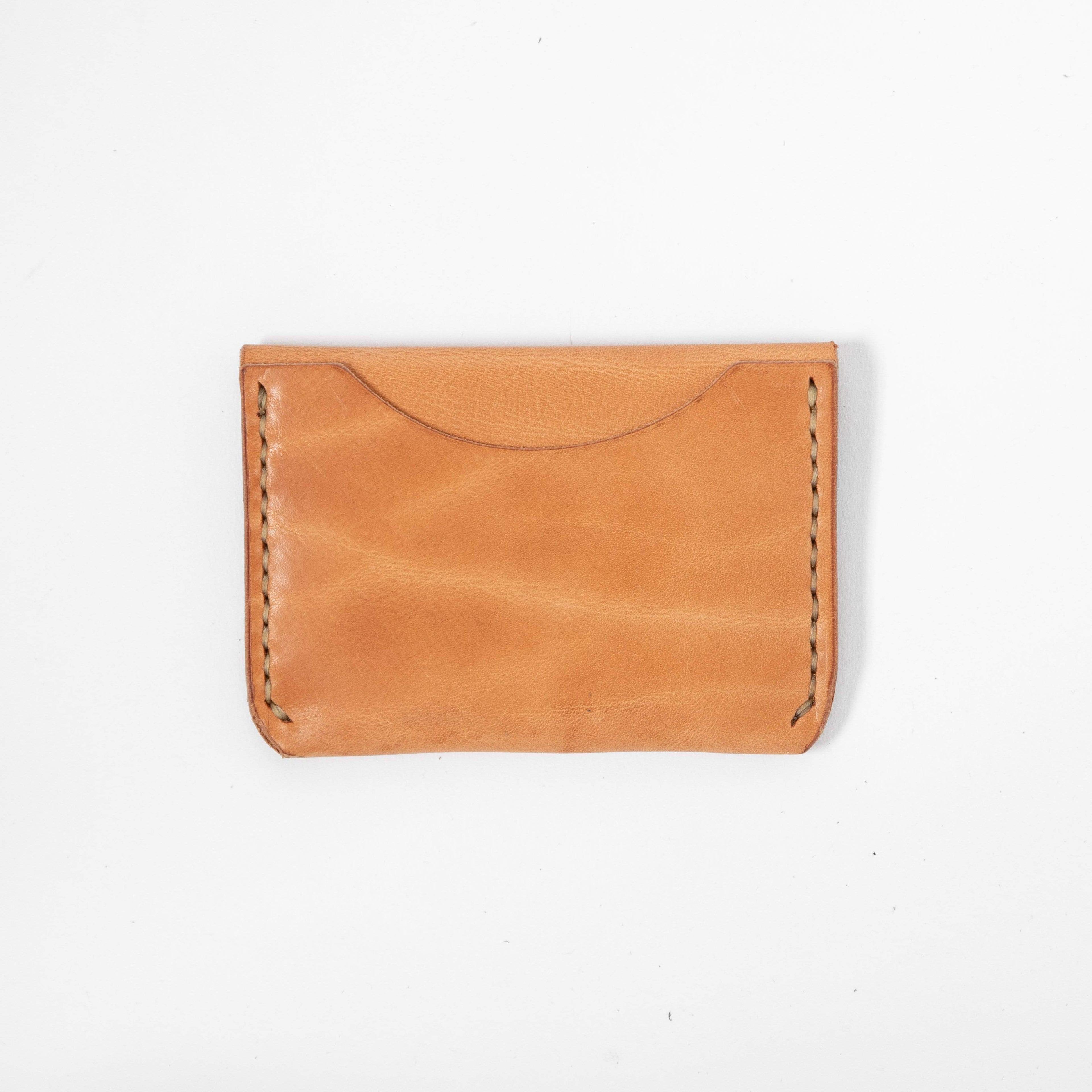 Russet Flap Wallet- mens leather wallet - handmade leather wallets at KMM &amp; Co.