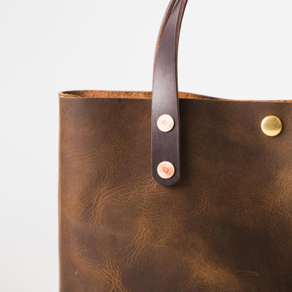 Rustic Brown Mini Tote