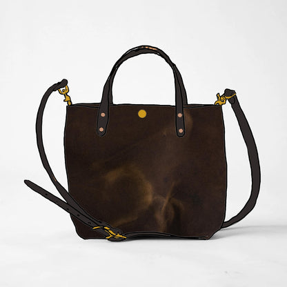 Rustic Brown Mini Tote