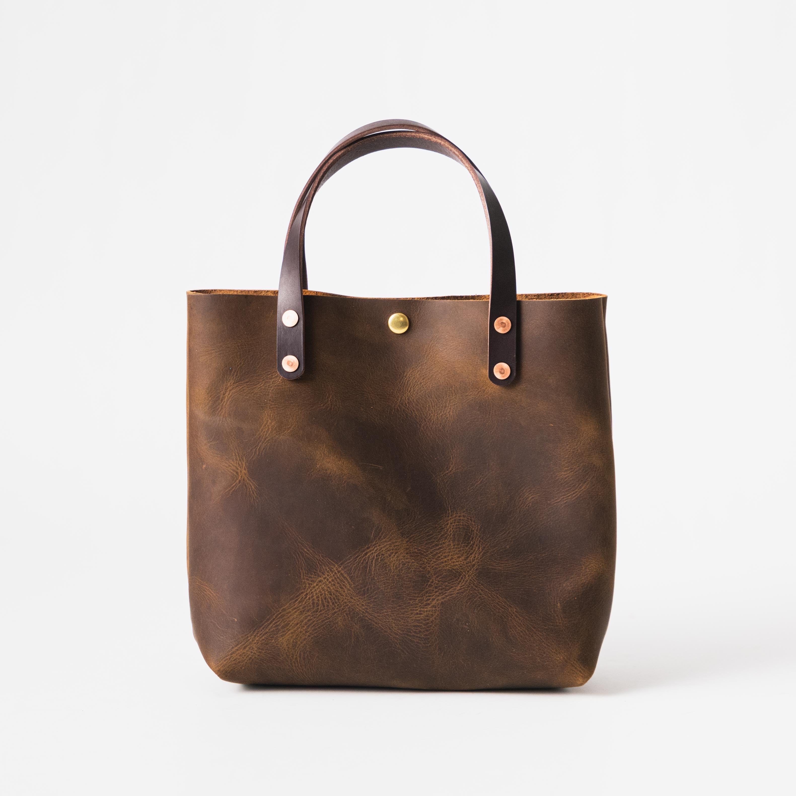 Rustic Brown Mini Tote