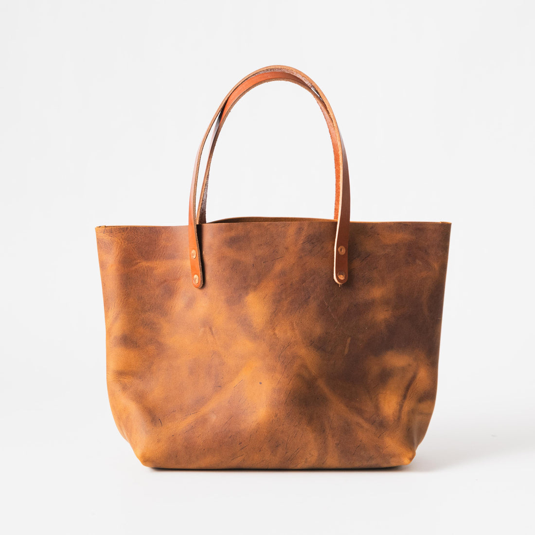 Rustic Tan East West Tote