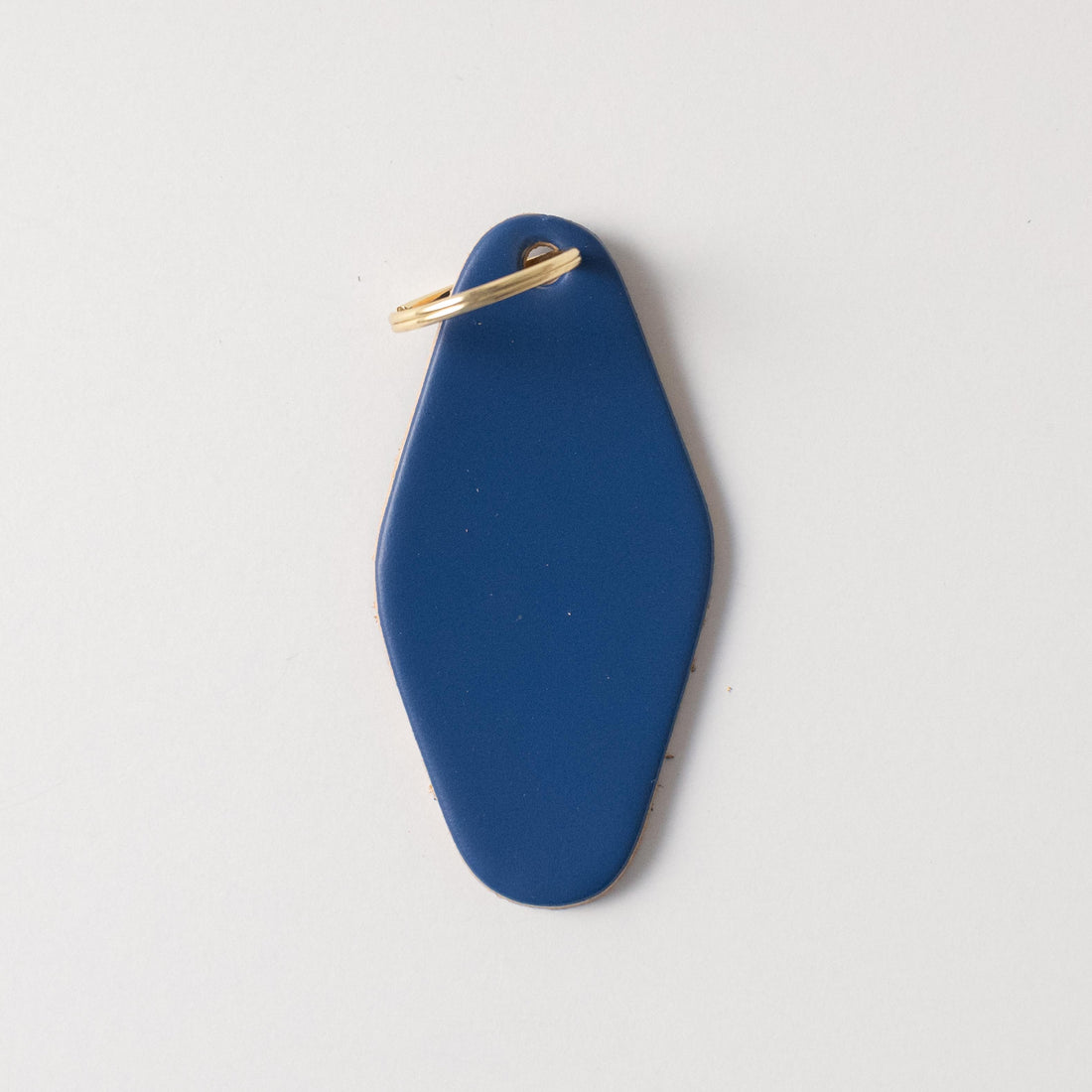 Sapphire Hotel Key Fob- leather keychain - leather key holder - leather key fob - KMM & Co.