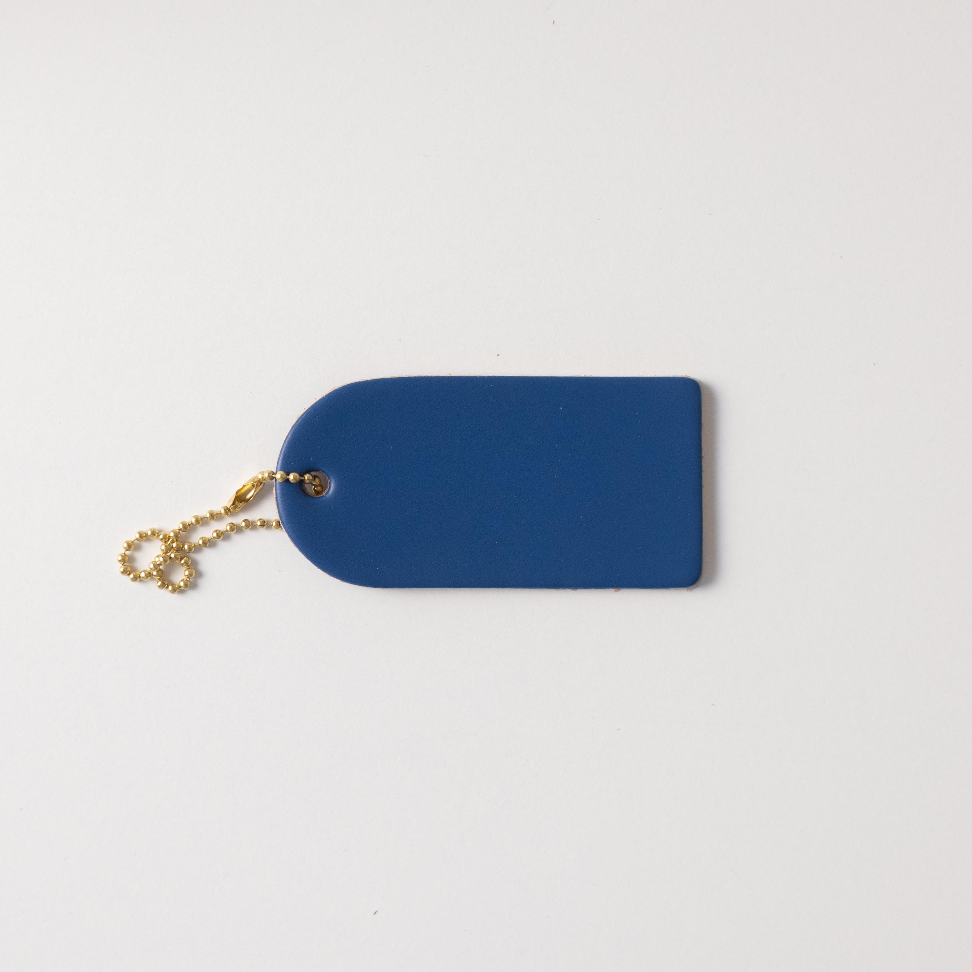 Sapphire Mini Leather Tag- personalized luggage tags - custom luggage tags - KMM &amp; Co.