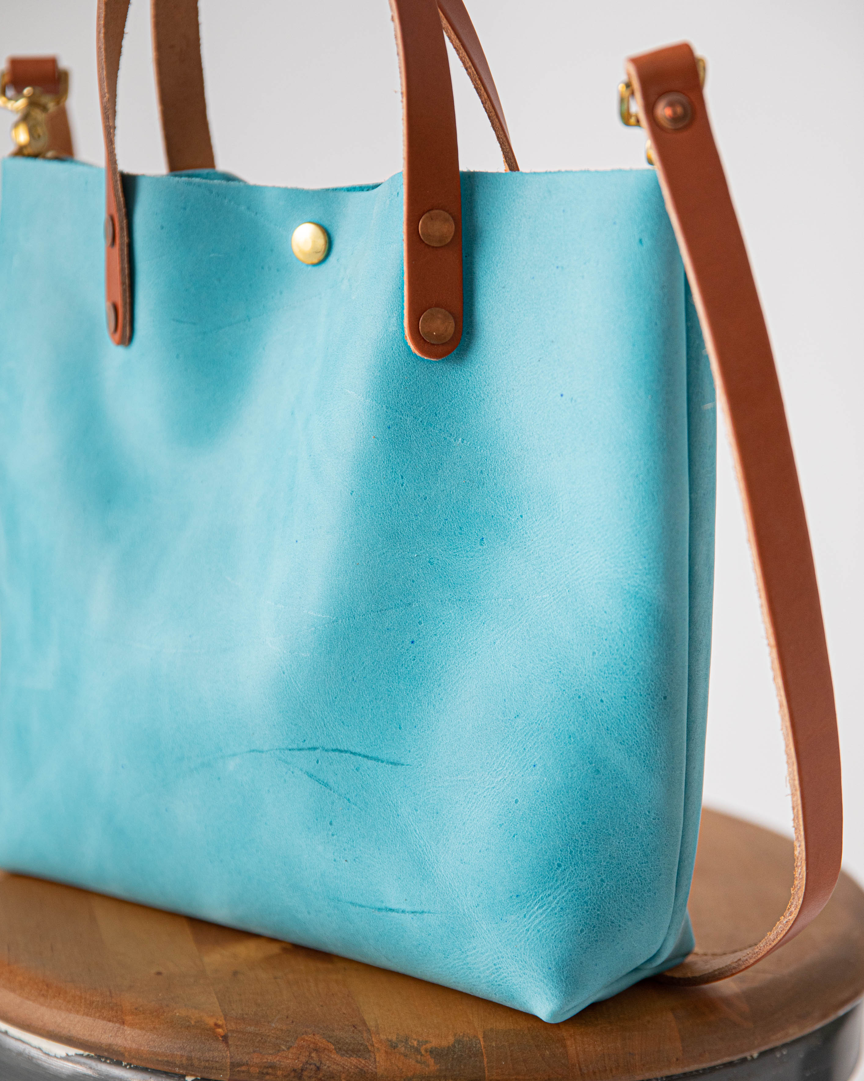 Scratch-and-Dent Aegean Blue Mini Tote