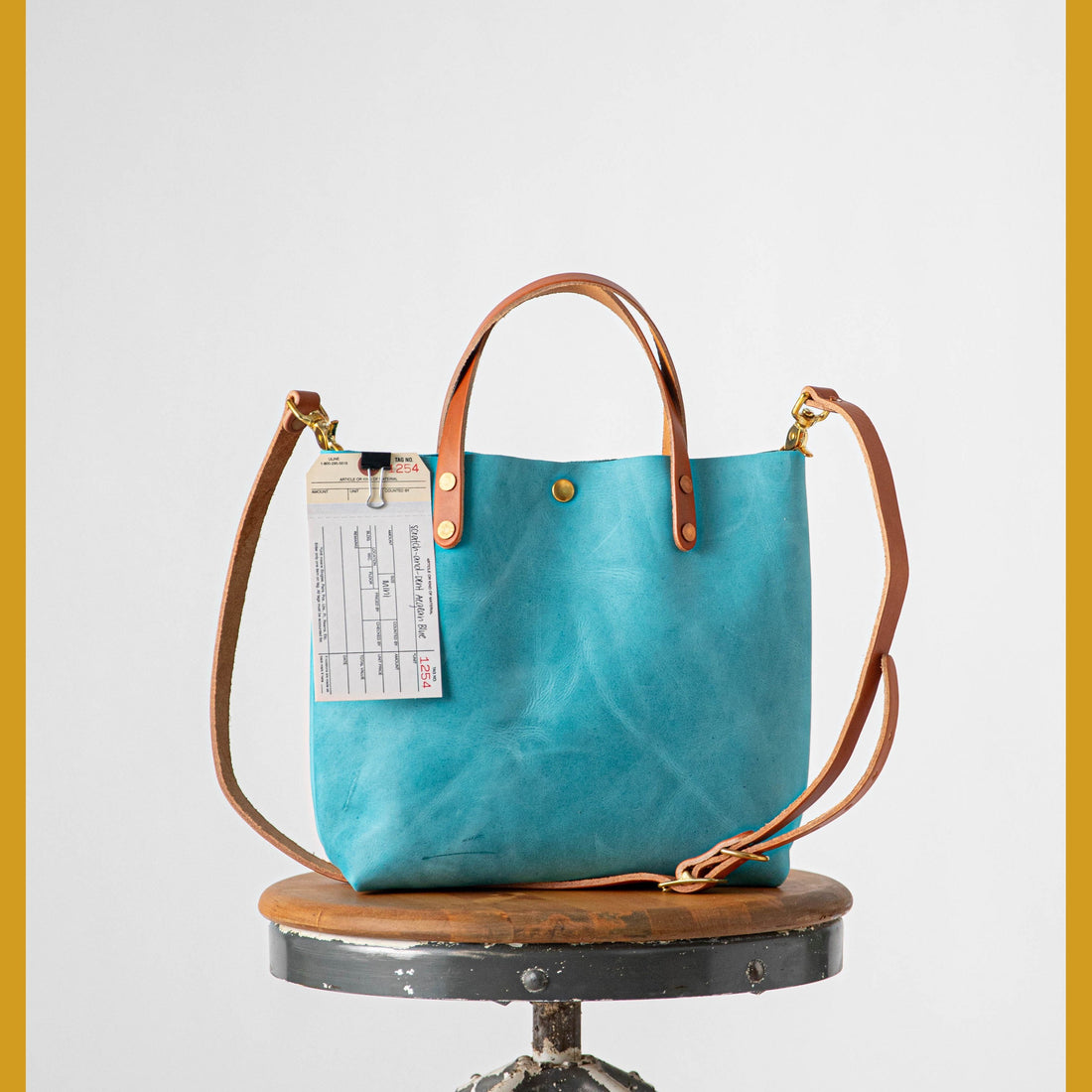 Scratch-and-Dent Aegean Blue Mini Tote