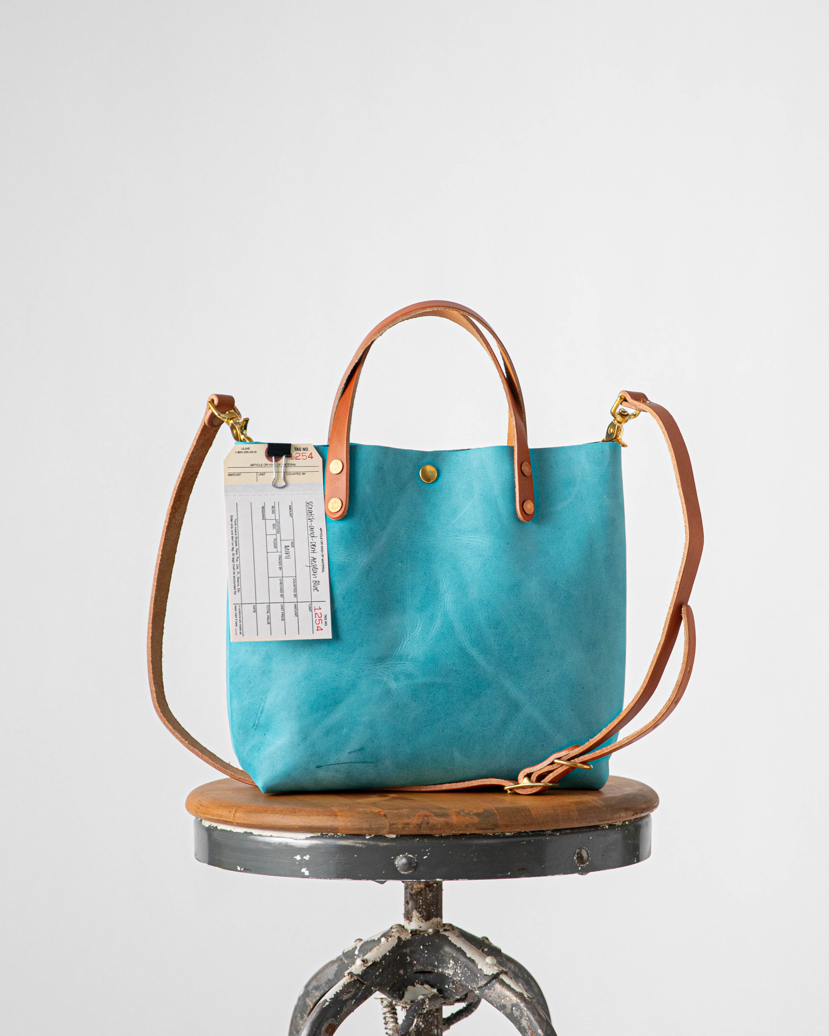 Leather Tote Bag: Blood Moon Mini Tote | leather bag handmade KMM Co. – KMM  & Co.
