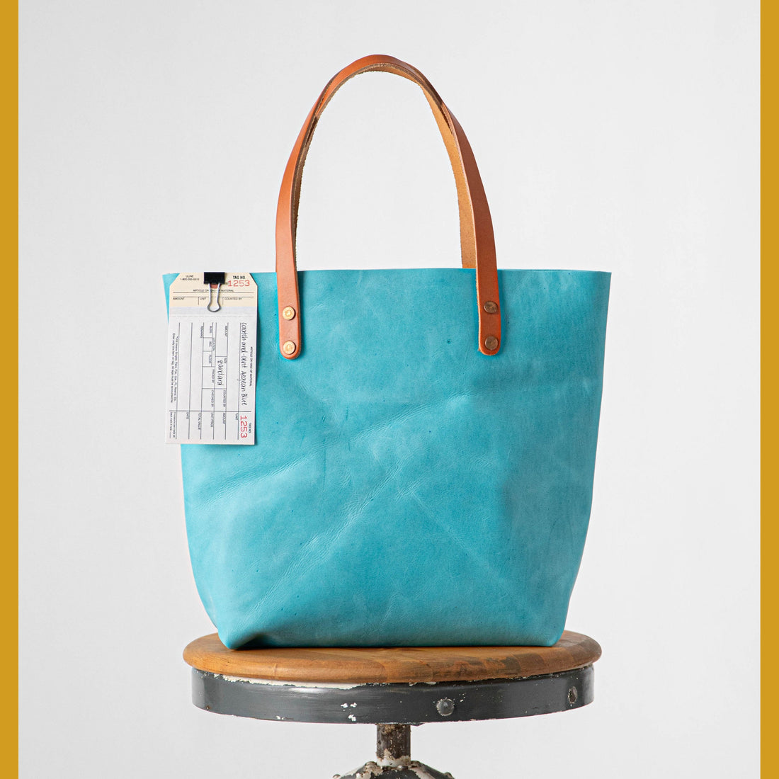 Scratch-and-Dent Aegean Blue Tote