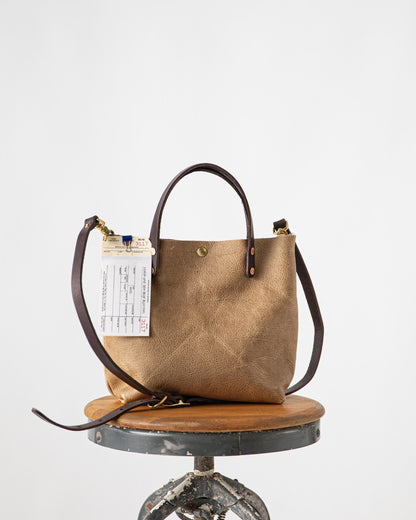 Scratch-and-Dent Beige Bison Mini Tote