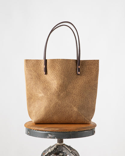 Scratch-and-Dent Beige Bison Tote