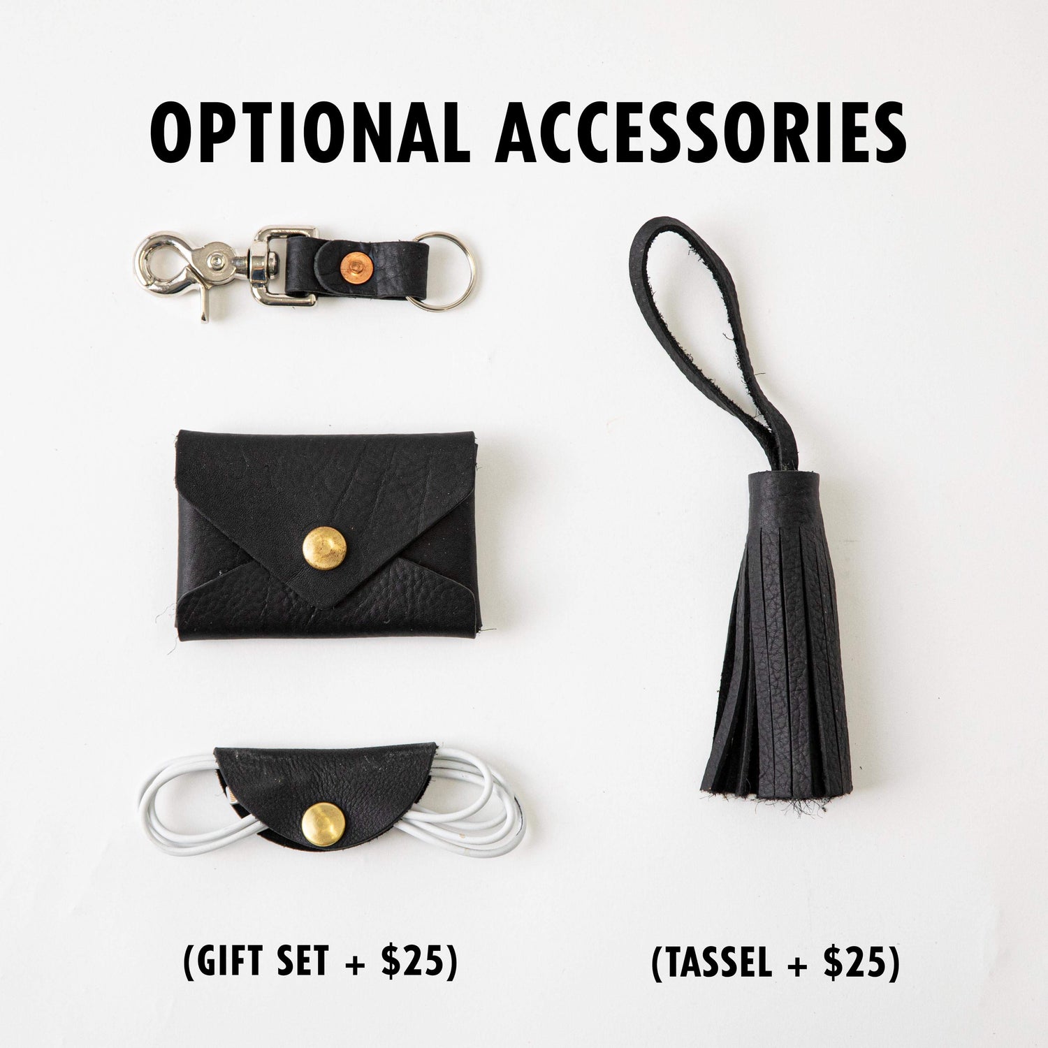 Scratch-and-Dent Black Kodiak Mini Tote- black small tote bags handmade in America