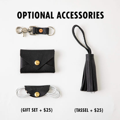 Scratch-and-Dent Black Kodiak Mini Tote- black small tote bags handmade in America