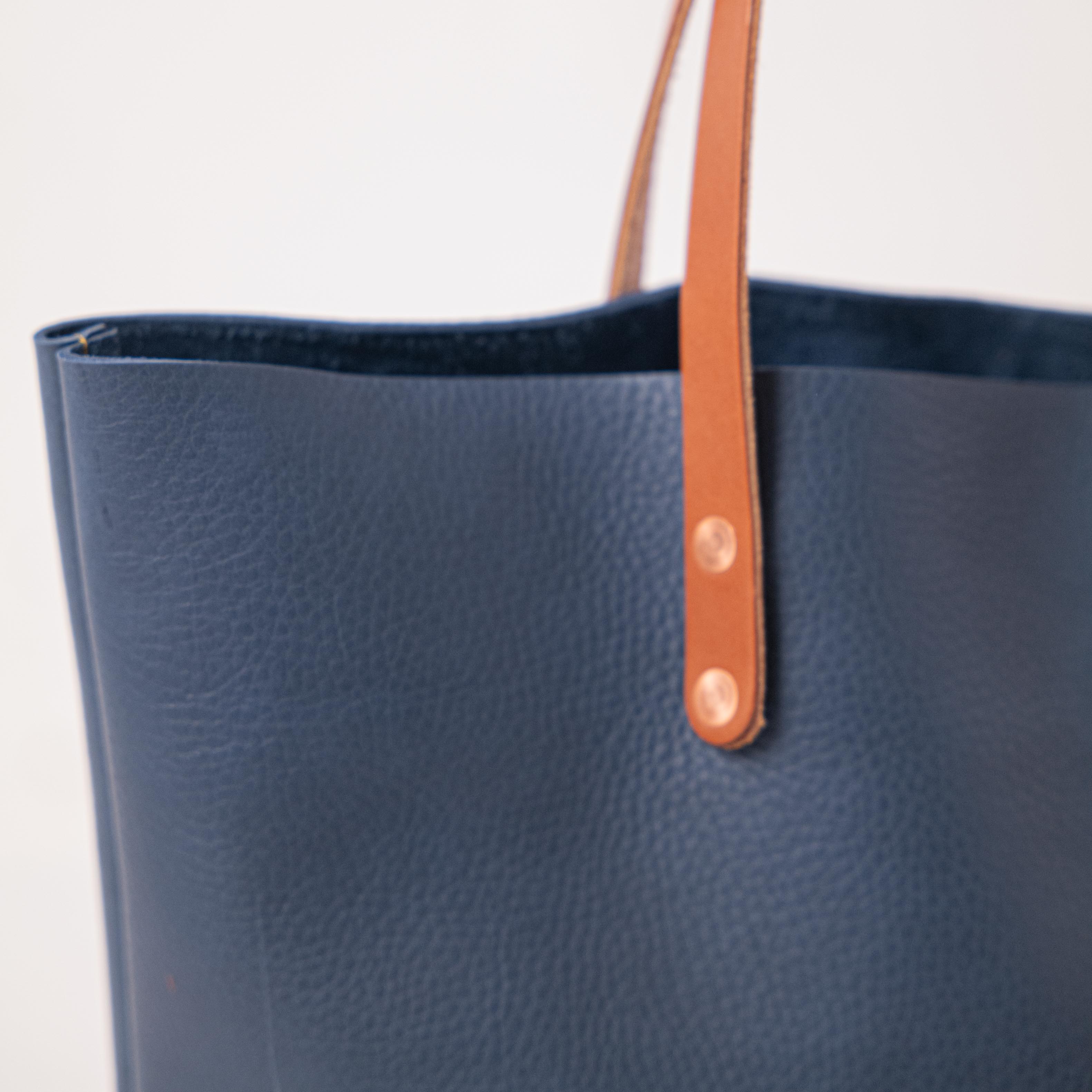 Scratch-and-Dent Blue Cypress East West Tote