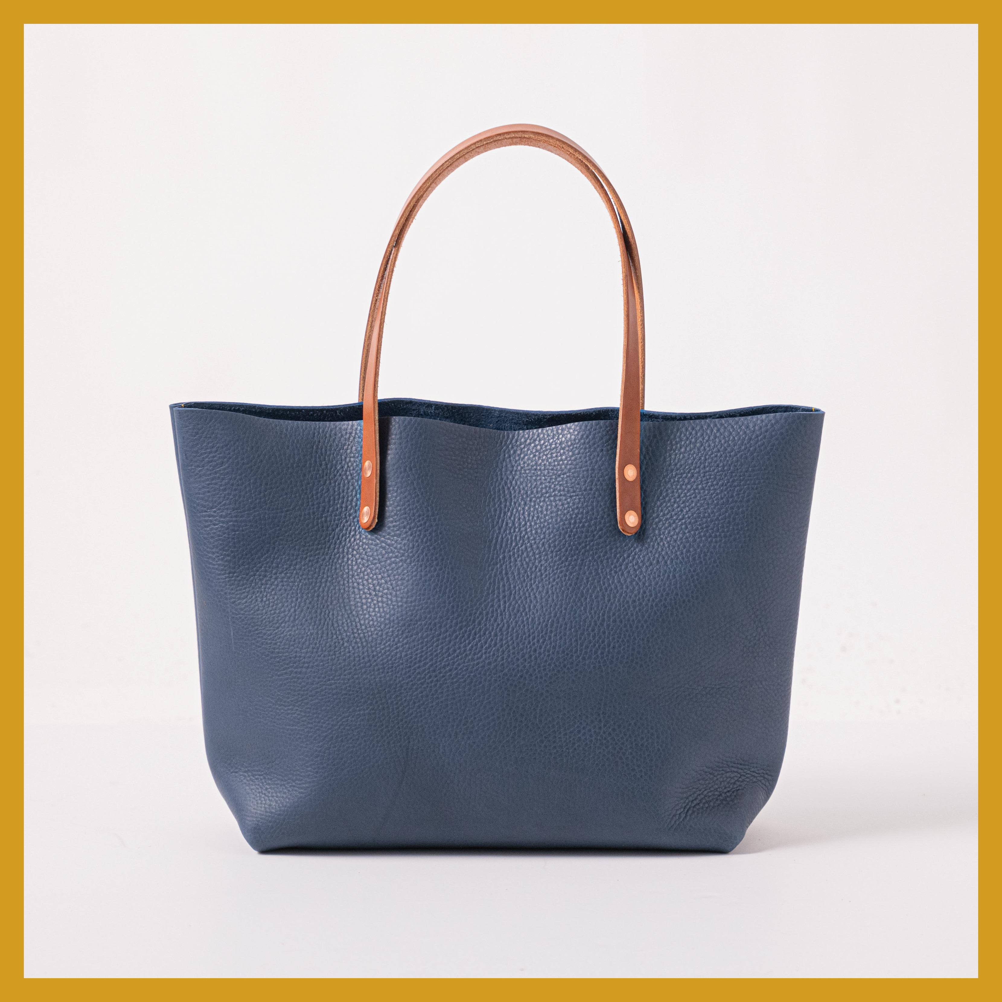 Scratch-and-Dent Blue Cypress East West Tote