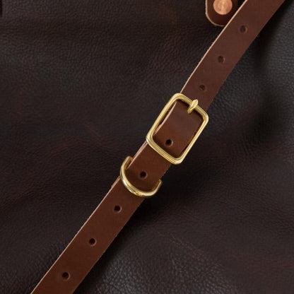 Scratch-and-Dent Brown Kodiak Mini Tote- brown small tote bags handmade in America