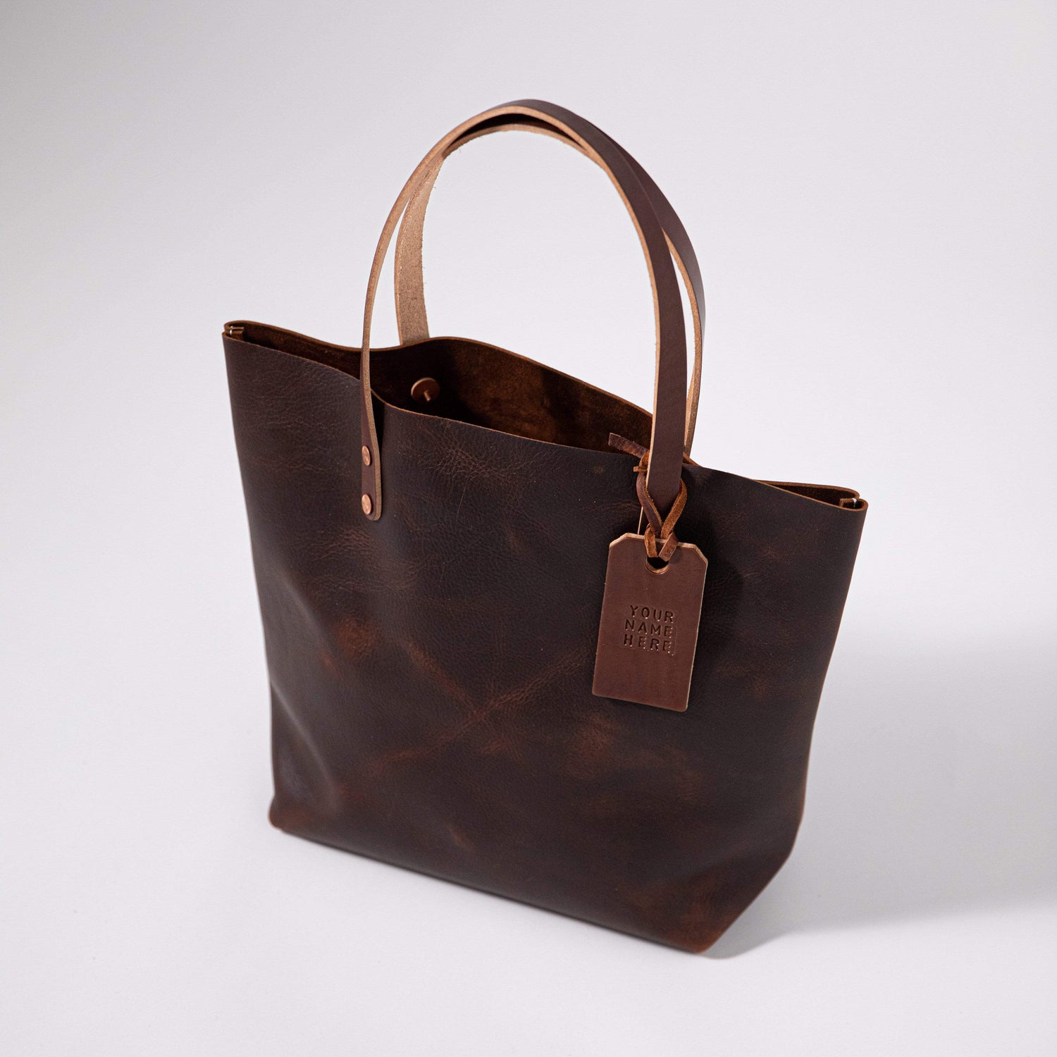Scratch-and-Dent Brown Kodiak Tote- brown tote bag handmade in America