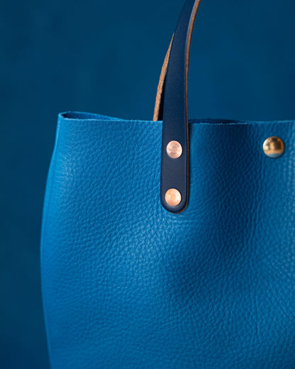 Scratch-and-Dent Cerulean Cypress Tote