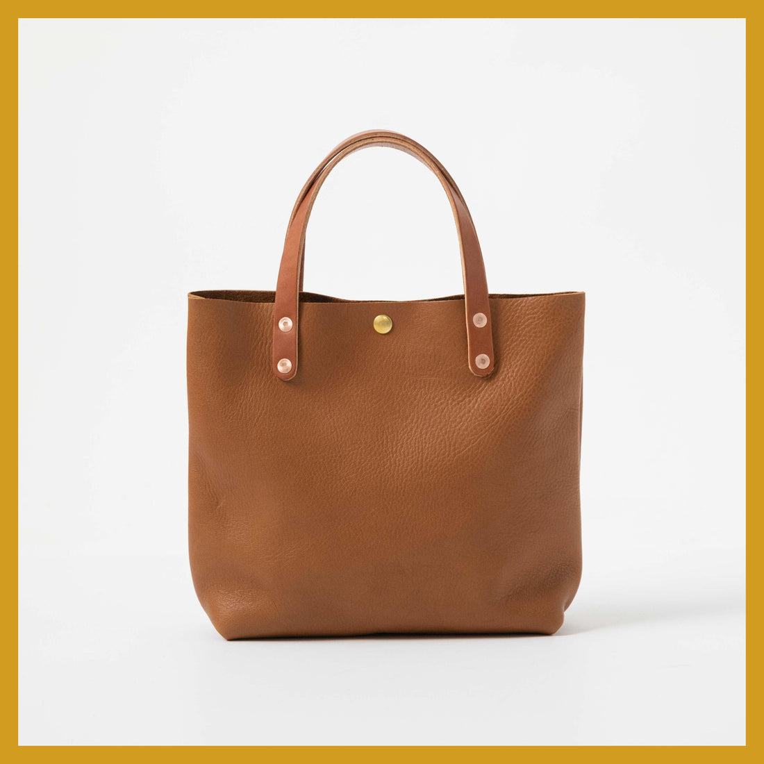 Scratch-and-Dent Cognac Cypress Mini Tote
