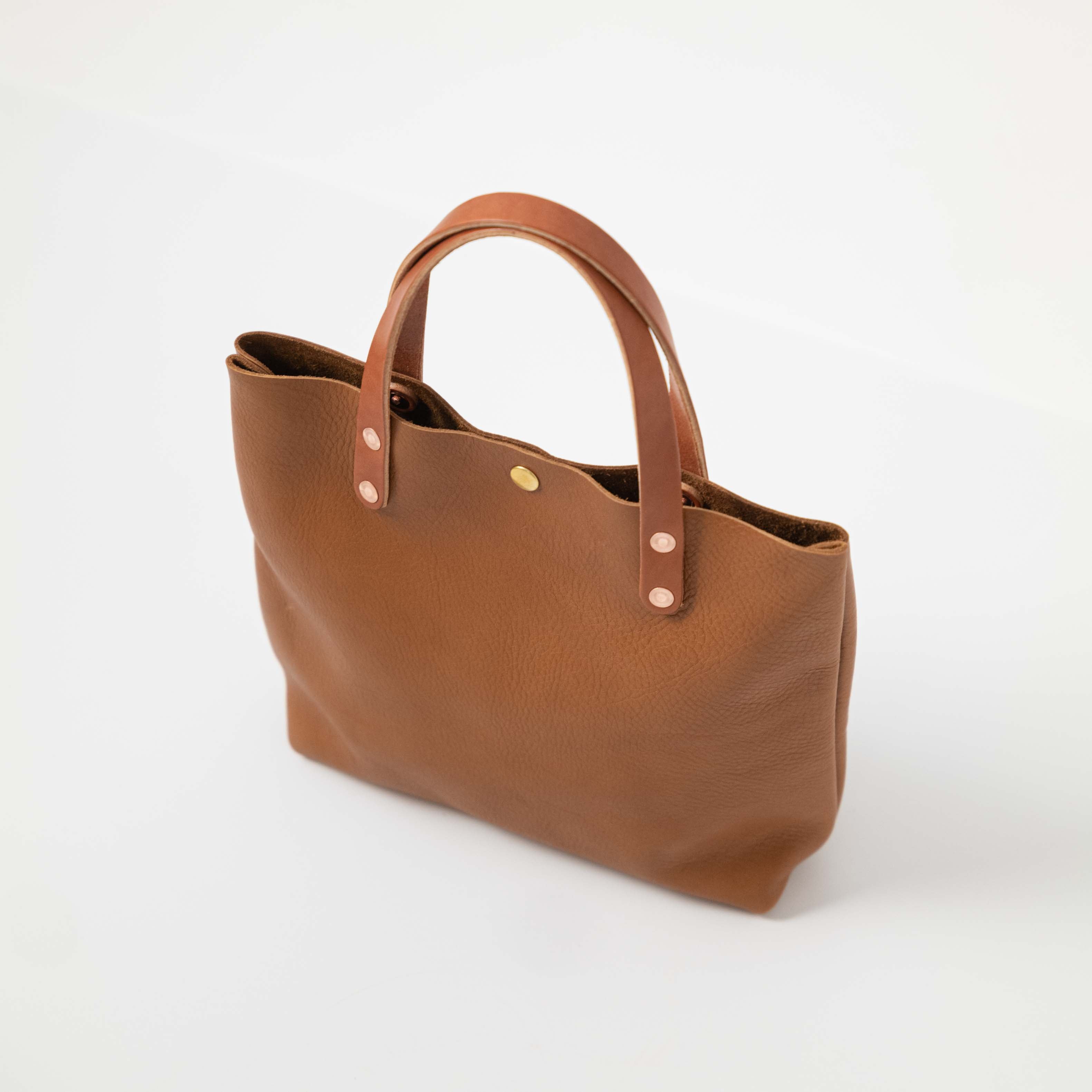 Scratch-and-Dent Cognac Cypress Mini Tote