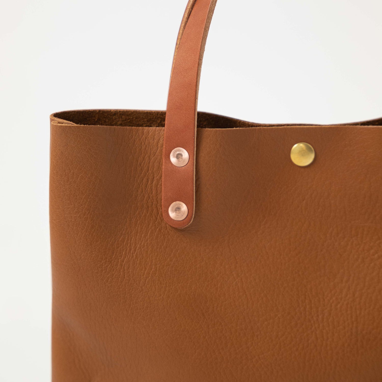 Scratch-and-Dent Cognac Cypress Mini Tote
