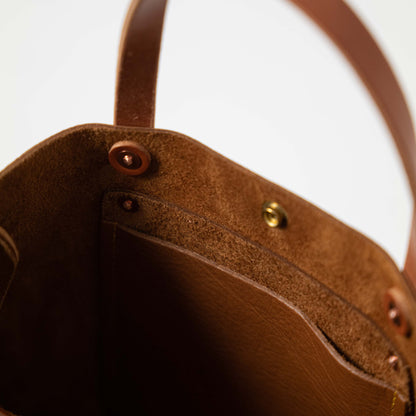 Scratch-and-Dent Cognac Cypress Mini Tote