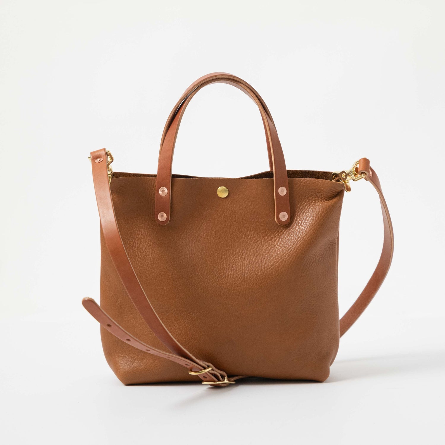 Scratch-and-Dent Cognac Cypress Mini Tote