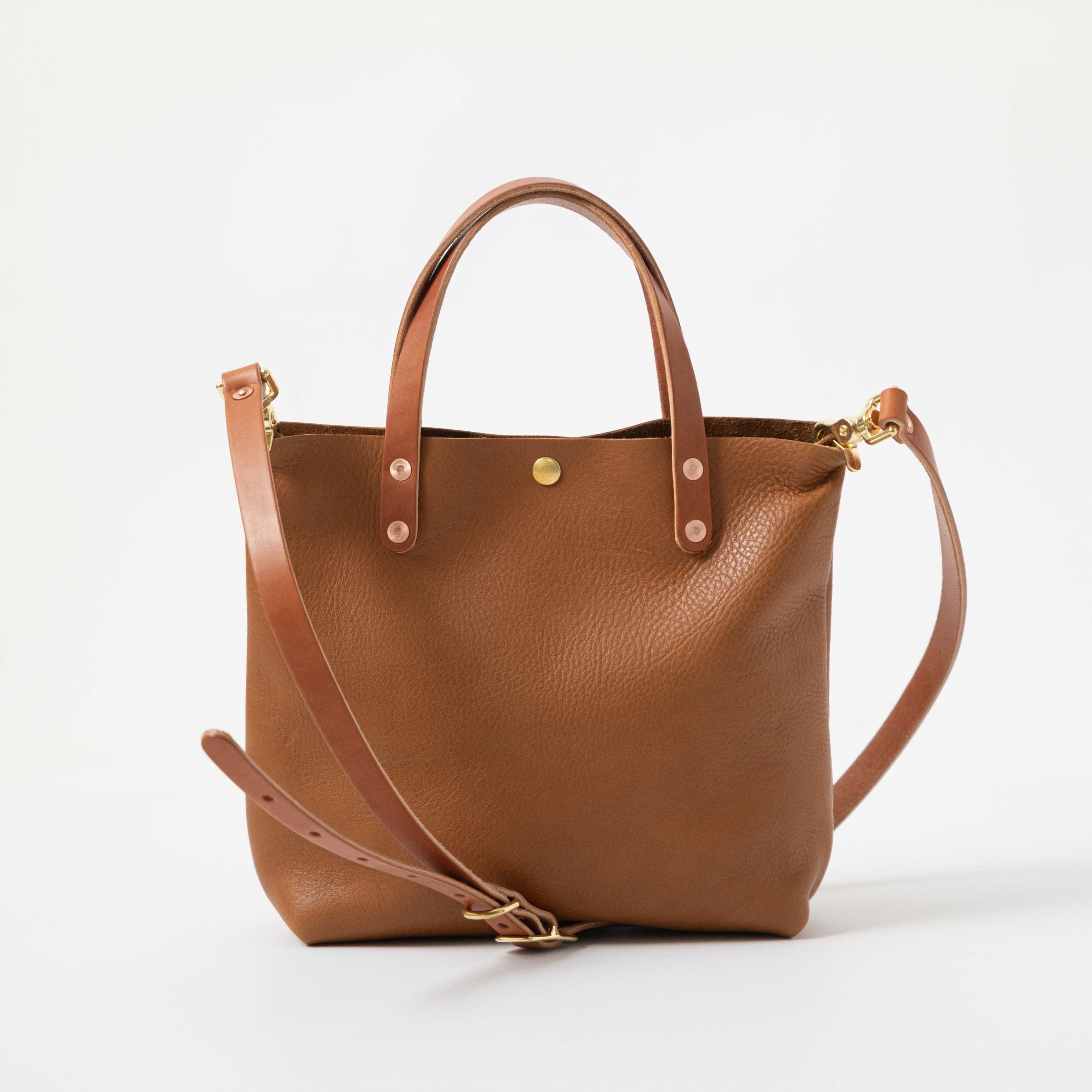 Scratch-and-Dent Cognac Cypress Mini Tote