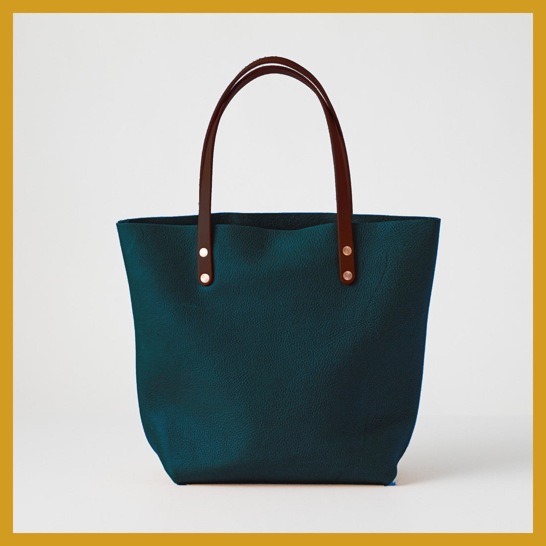 Scratch-and-Dent Dark Teal Bulldog Tote