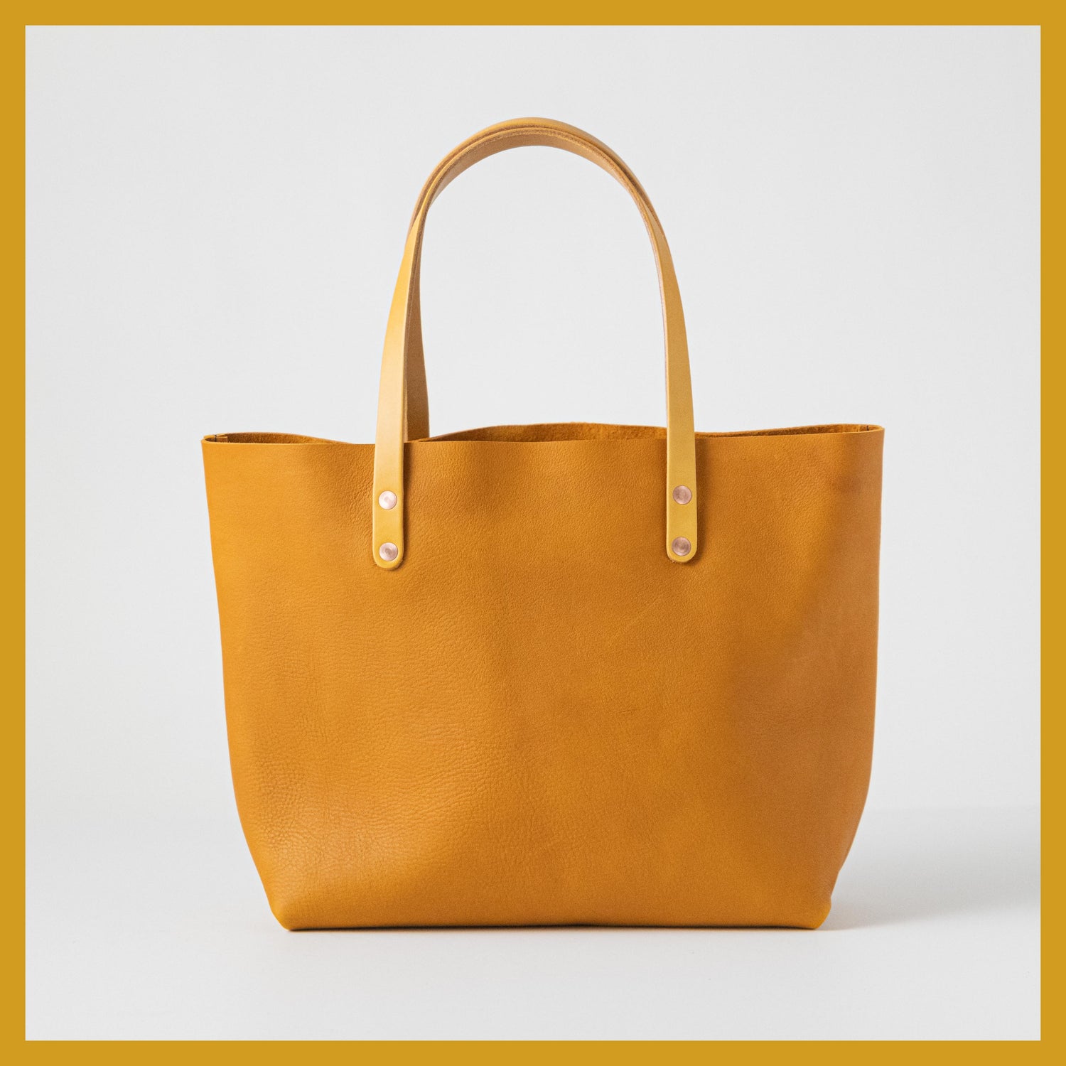 Scratch-and-Dent Marigold Cypress East West Tote